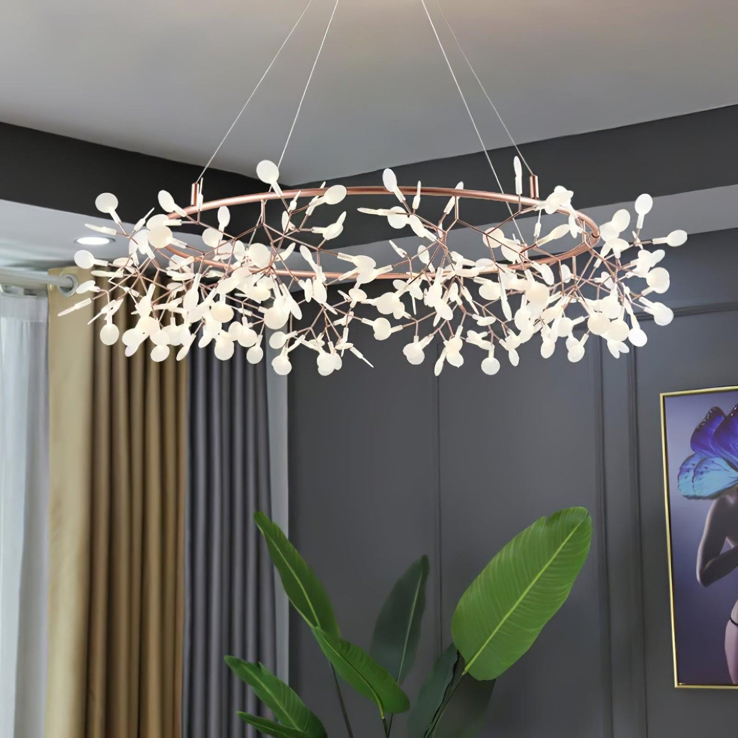Big O Firefly LED Chandelier Chandelier