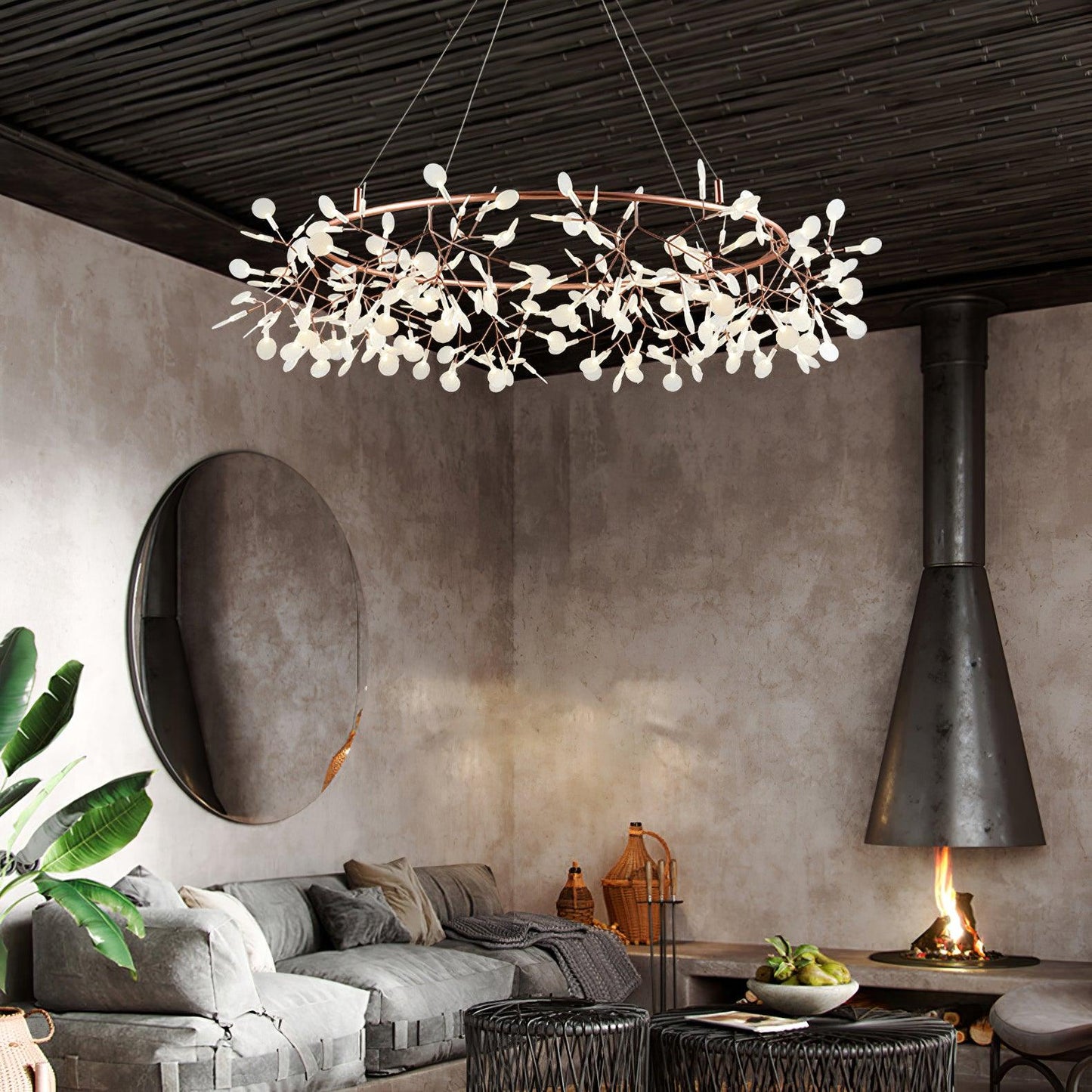Big O Firefly LED Chandelier Chandelier