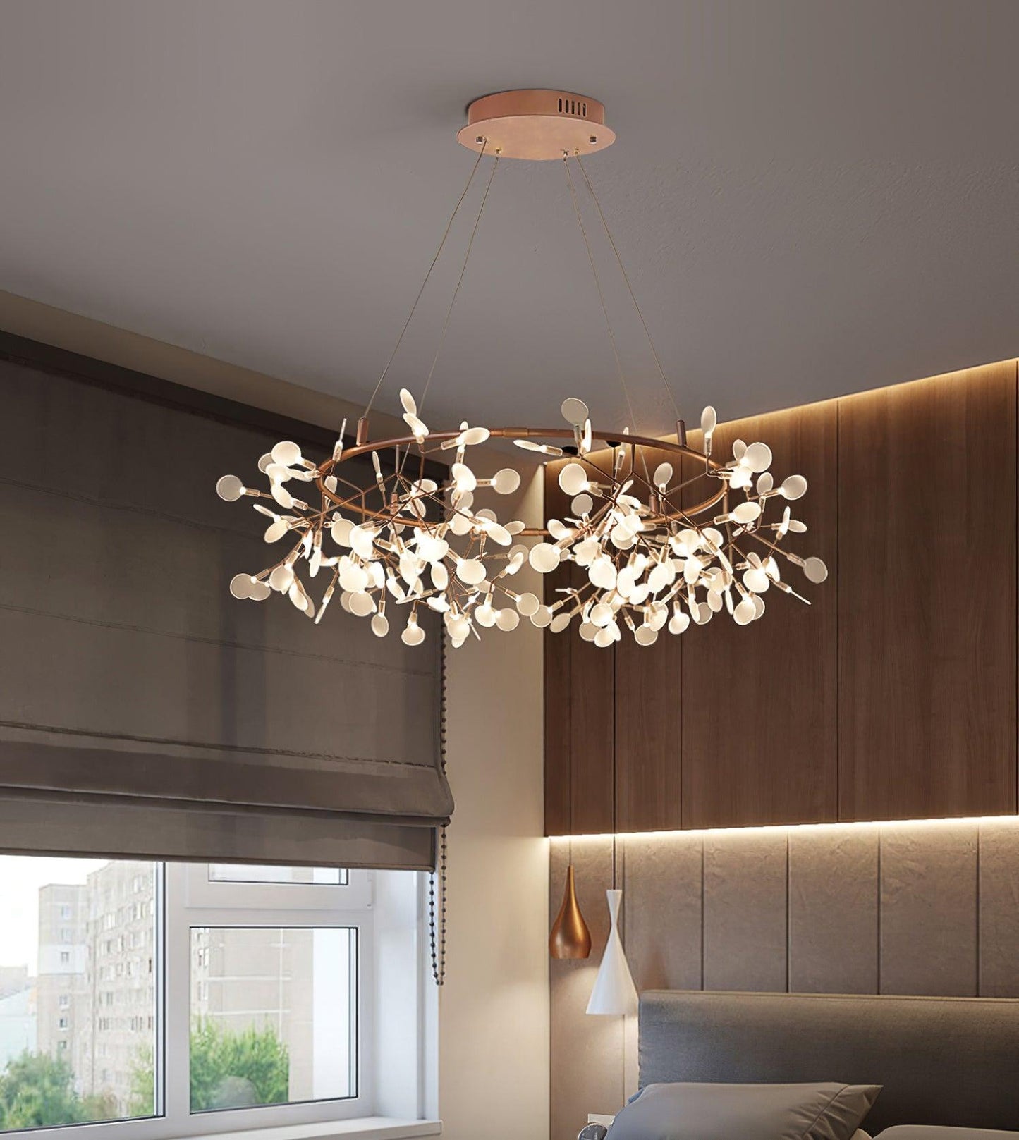 Big O Firefly LED Chandelier Chandelier