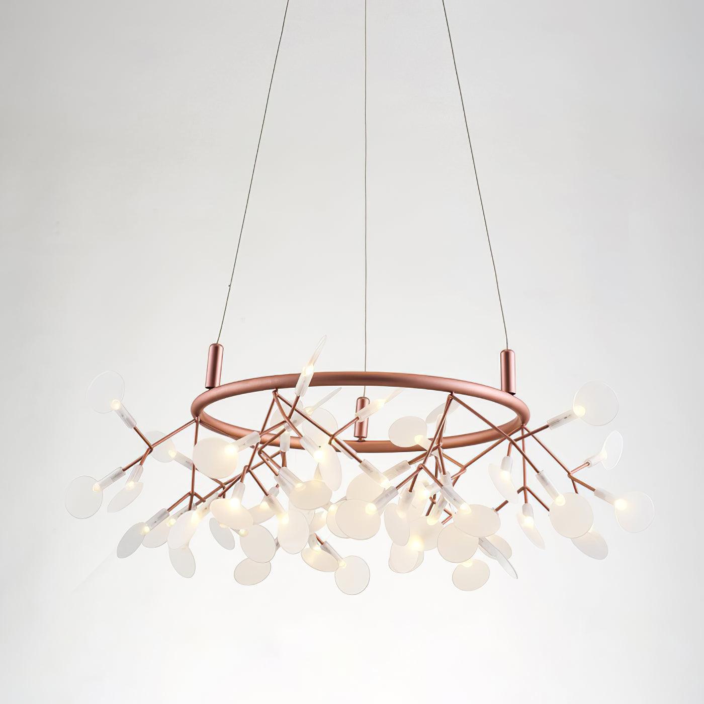 Big O Firefly LED Chandelier 54heads ? 23.6″ x H 11.8″ / Dia 60cm x H 30cm / Warm Light / Wall switch Chandelier