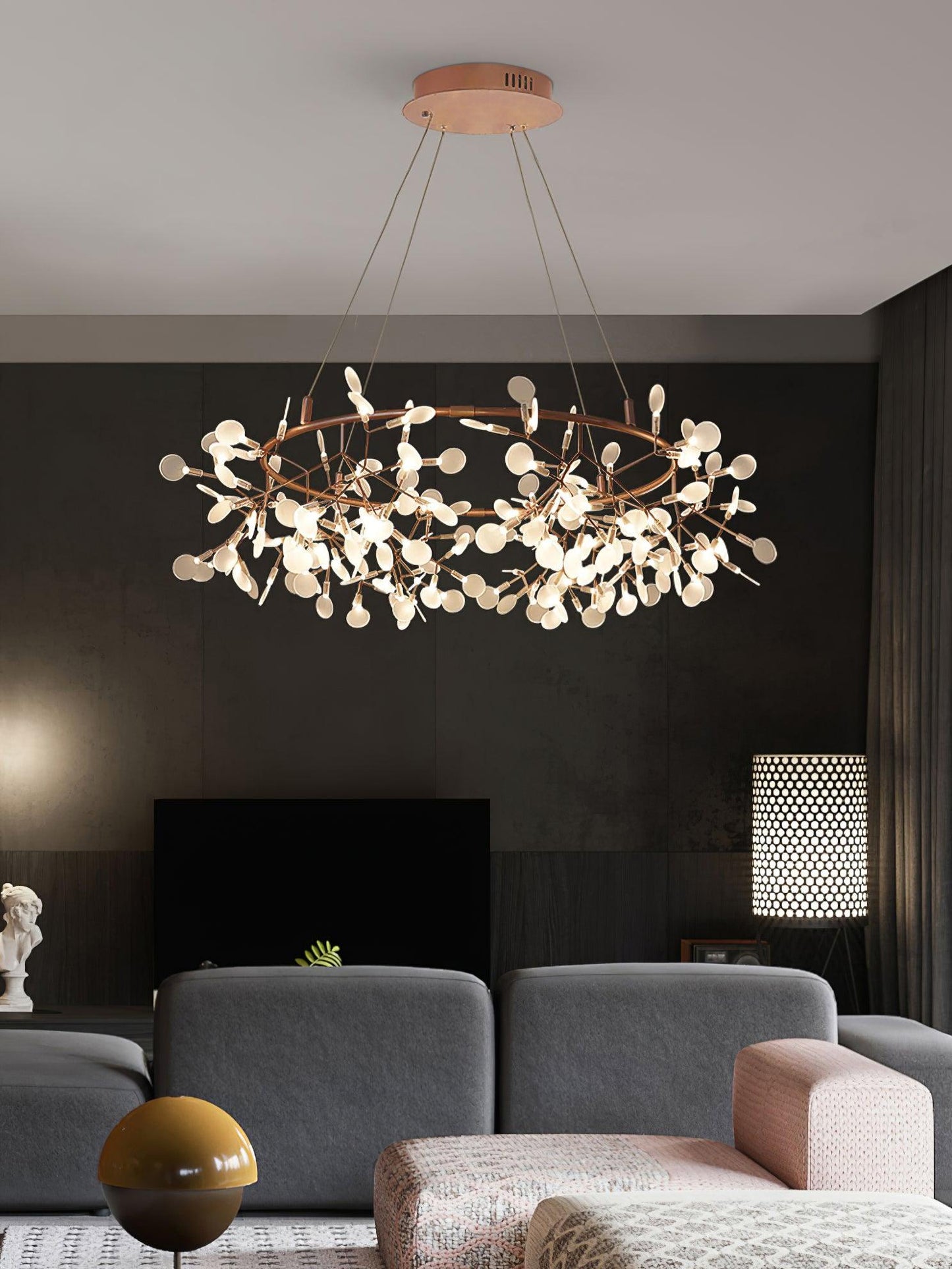 Big O Firefly LED Chandelier Chandelier