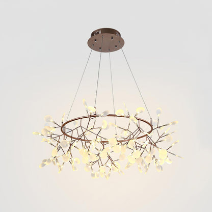 Big O Firefly LED Chandelier 108heads ? 31.5″ x H 11.8″ / Dia 80cm x H 30cm / Warm Light / Wall switch Chandelier