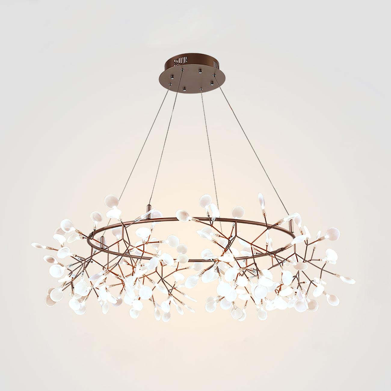 Big O Firefly LED Chandelier 135heads ? 41.3″ x H 11.8″ / Dia 105cm x H 35cm / Warm Light / Wall switch Chandelier