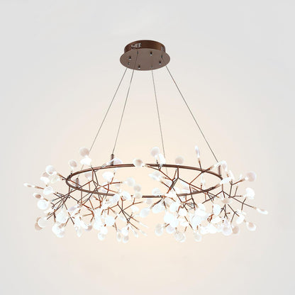 Big O Firefly LED Chandelier 135heads ? 41.3″ x H 11.8″ / Dia 105cm x H 35cm / Warm Light / Wall switch Chandelier