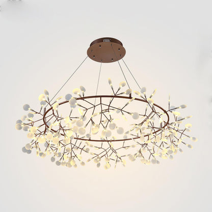 Big O Firefly LED Chandelier 162heads ? 49.2″ x H 11.8″ / Dia 125cm x H 35cm / Warm Light / Wall switch Chandelier