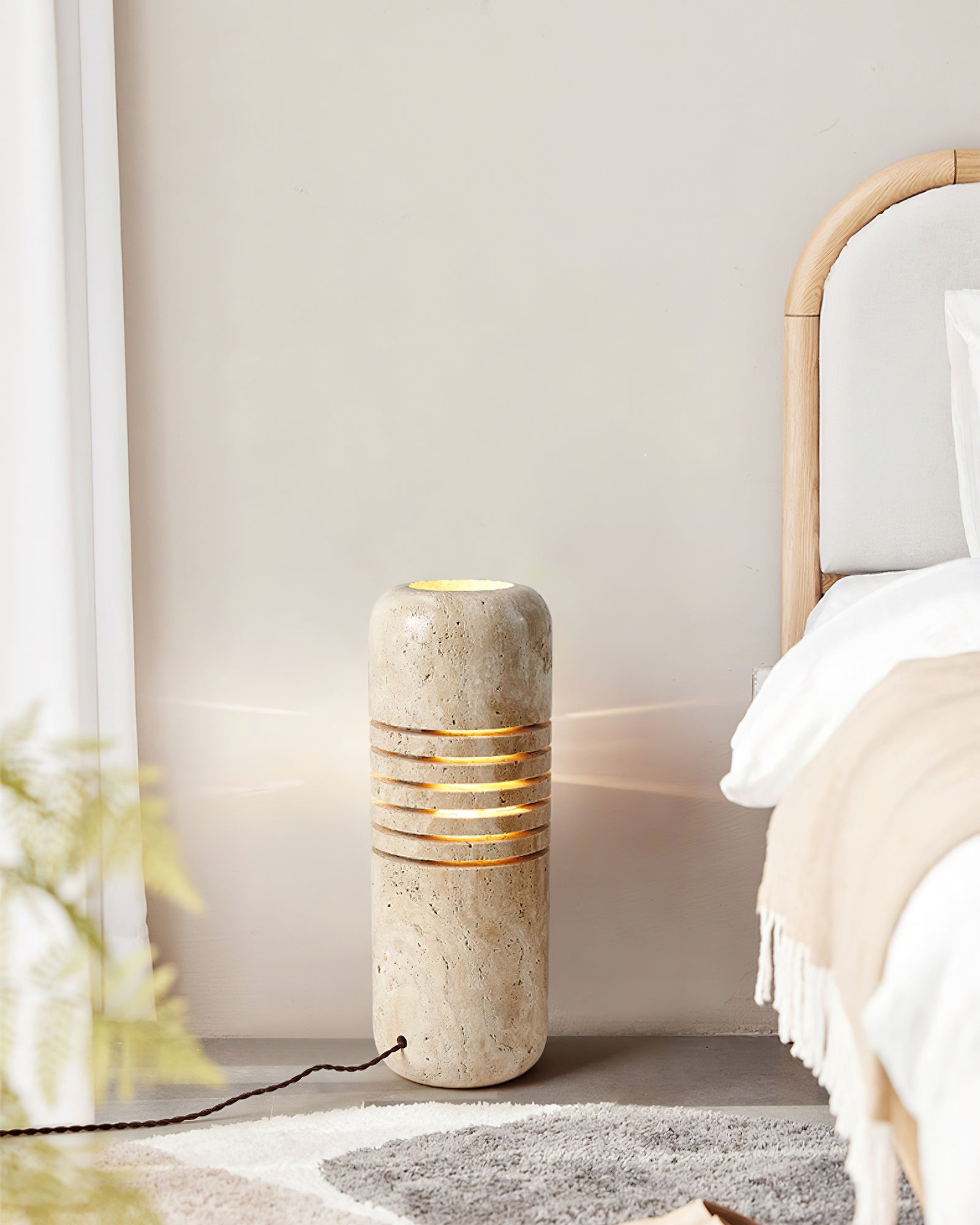 Big Stone Bucket Floor Lamp Floor lamp