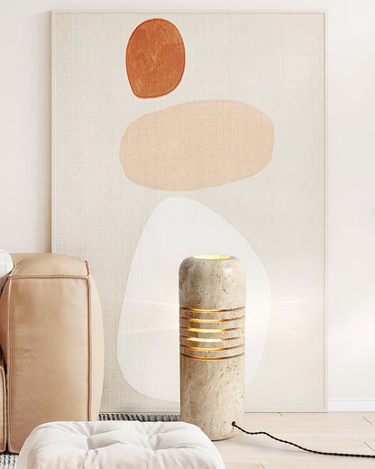 Big Stone Bucket Floor Lamp Floor lamp