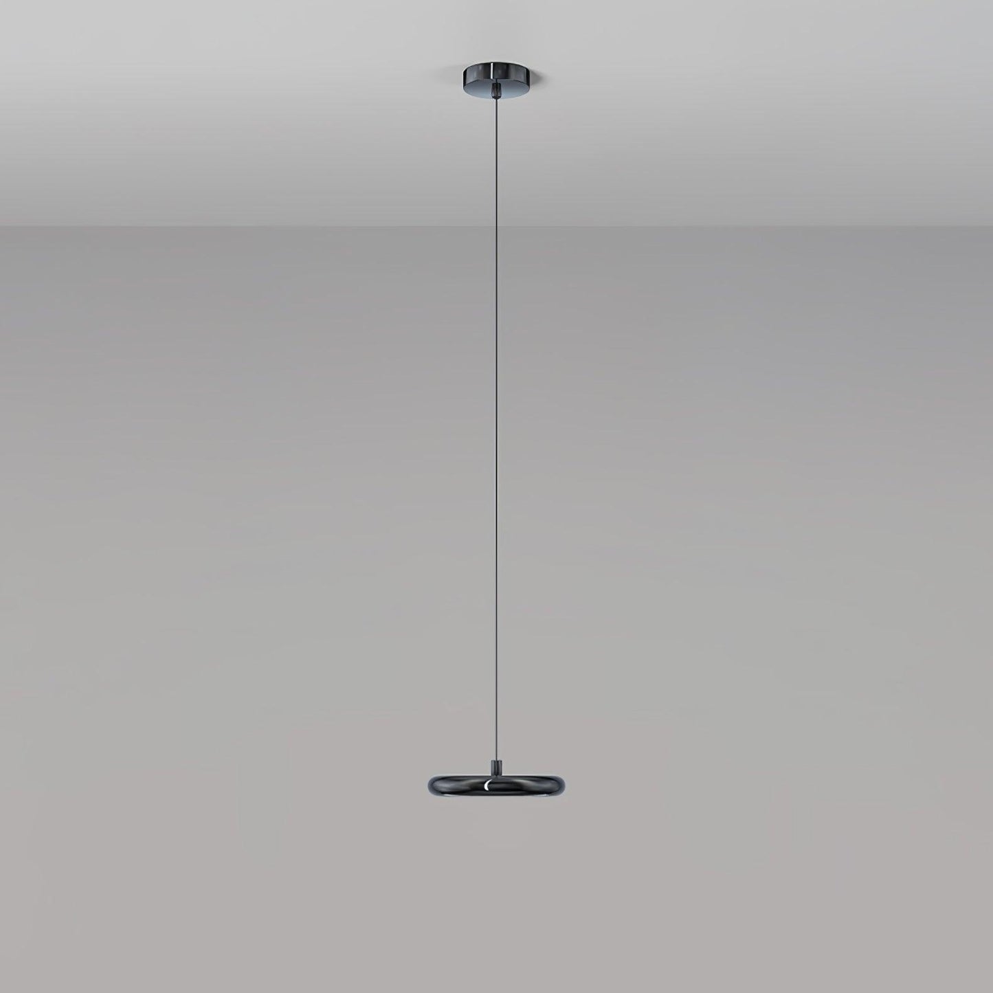 Bilancella Suspension Lamp ? 7.9″ x H 59″ / Dia 20cm x H 150cm / Black / Warm Light Pendant light