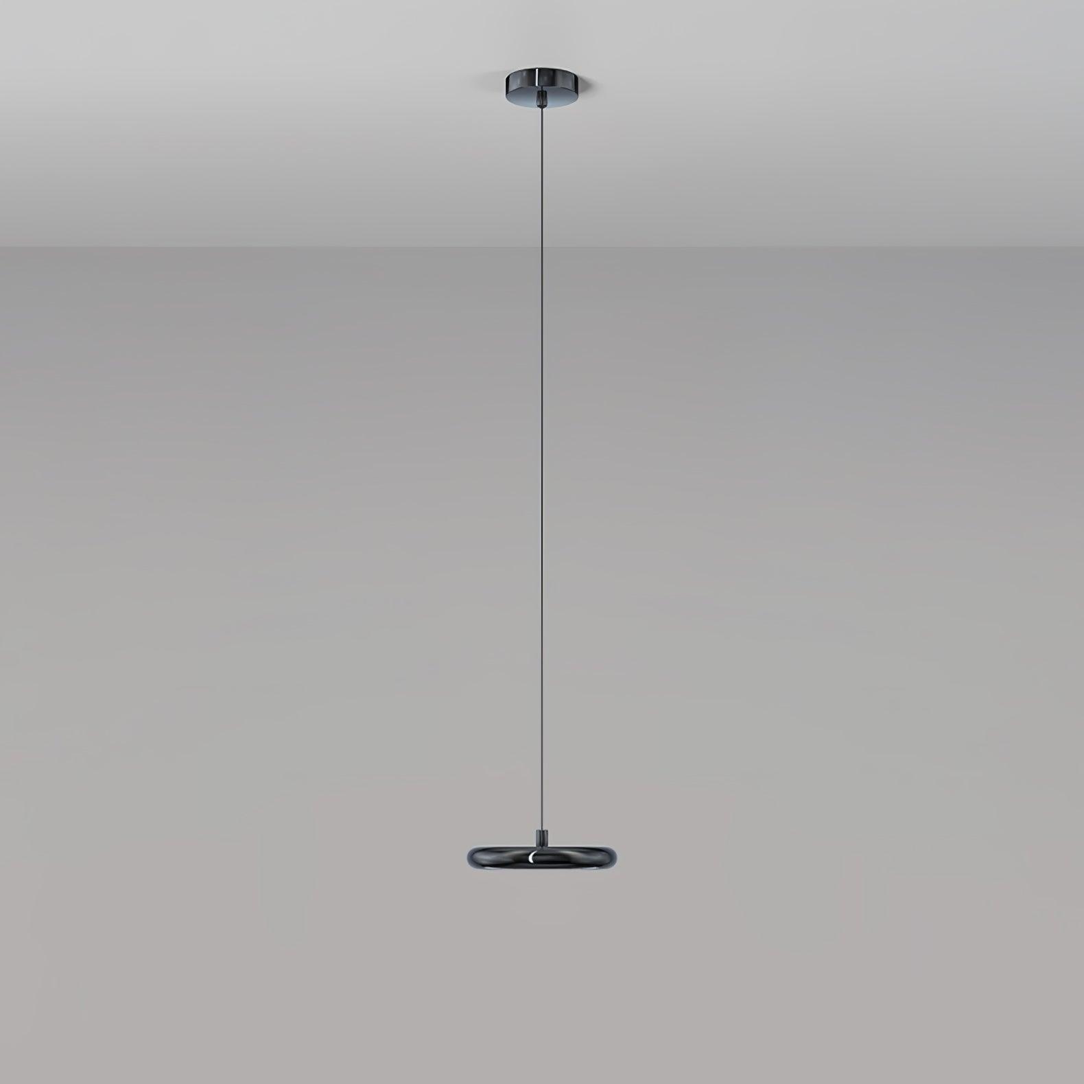Bilancella Suspension Lamp ? 7.9″ x H 59″ / Dia 20cm x H 150cm / Black / Warm Light Pendant light
