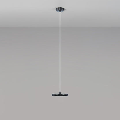 Bilancella Suspension Lamp ? 7.9″ x H 59″ / Dia 20cm x H 150cm / Black / Warm Light Pendant light