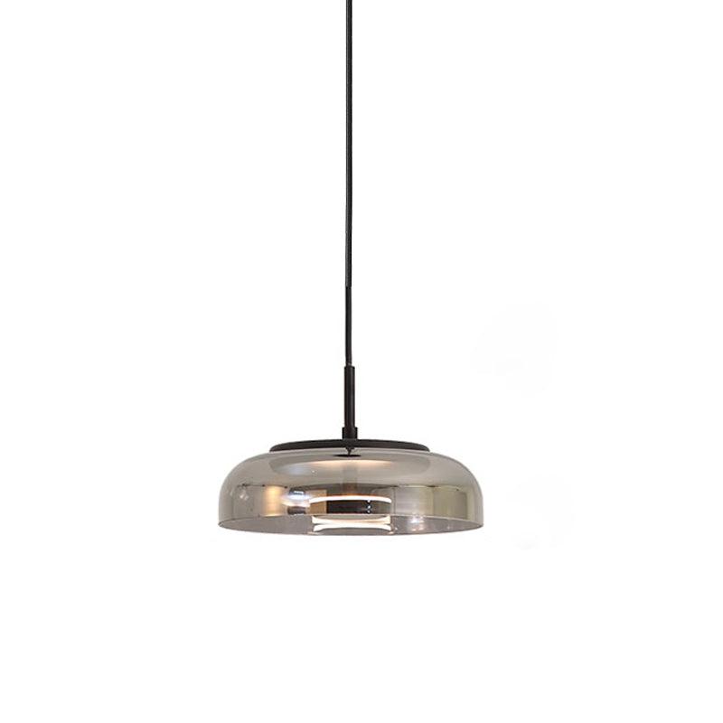 Blossi Pendant Light ? 9″ x H 7.9″ / Dia 23cm x H 20cm / Brass & Silver gray / Warm Light Pendant light