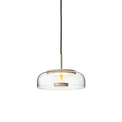 Blossi Pendant Light ? 9″ x H 7.9″ / Dia 23cm x H 20cm / Brass & Clear / Warm Light Pendant light