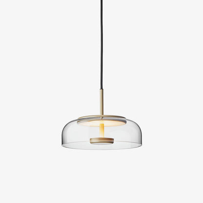 Solara Pendant Lamp Dia 9″ x H 7.9″ / Dia 23cm x H 20cm / Brass & Clear / Warm Light Pendant light