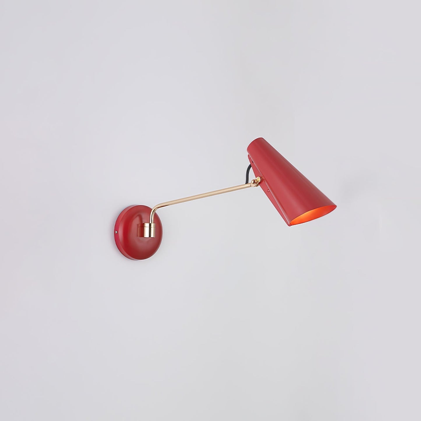 Birdy Wall Lamp Dia 20.9″ x H 9.4″ / Dia 53cm x H 24cm / Red / 1 Piece Wall lamp