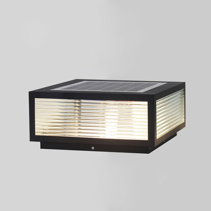 Birillo Garden Lights L 9.8″ x W 9.8″ x H 6.5″ / L 25cm x W 25cm x H 16.5cm / Model B: Solar-Powered Version / Warm