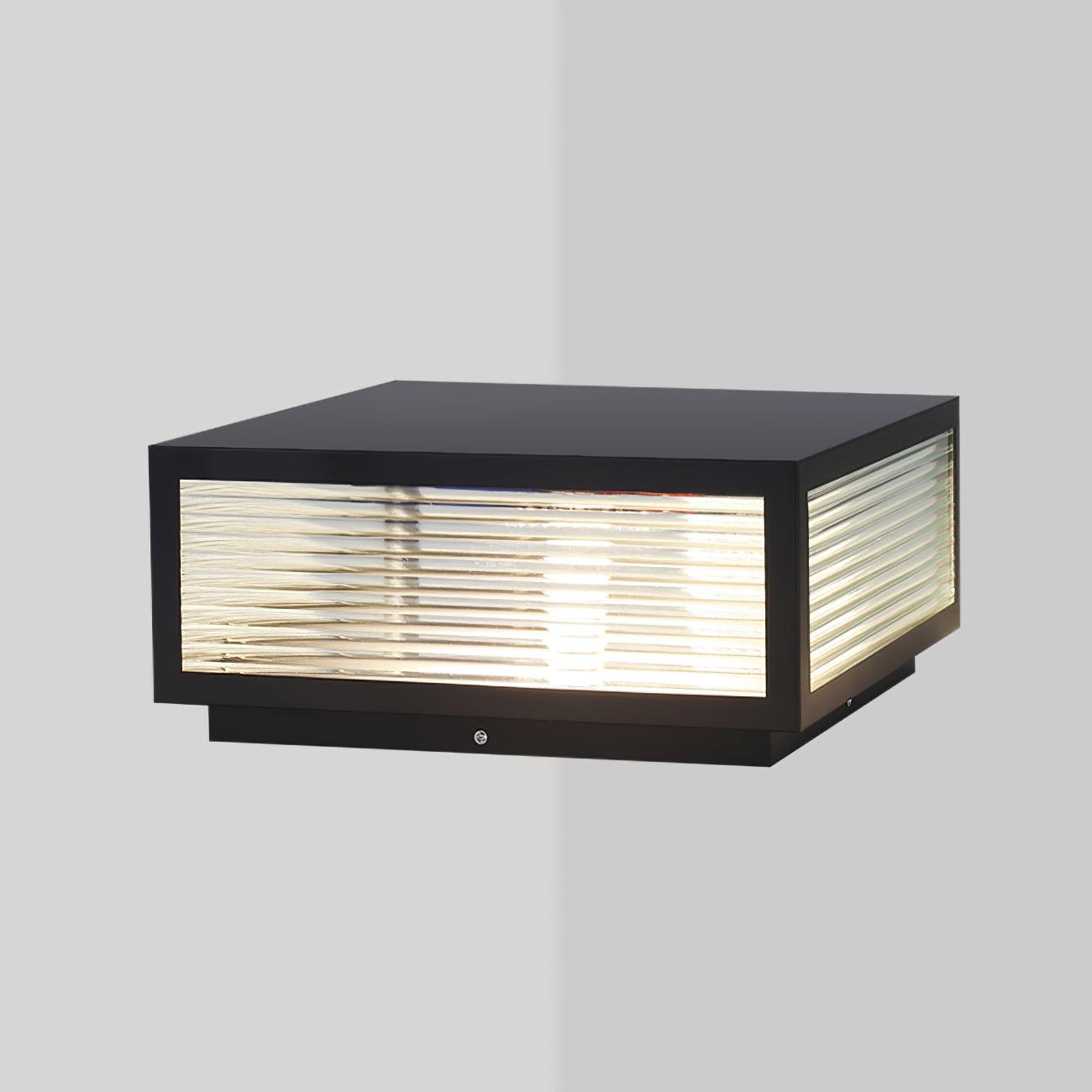 Birillo Garden Lights L 9.8″ x W 9.8″ x H 6.5″ / L 25cm x W 25cm x H 16.5cm / Model A: Wired Version / Warm Light Table