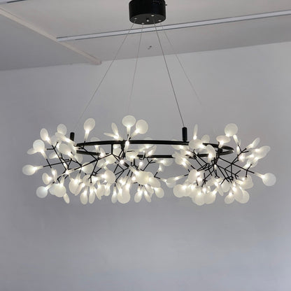 Black Big O Firefly LED Chandelier Chandelier