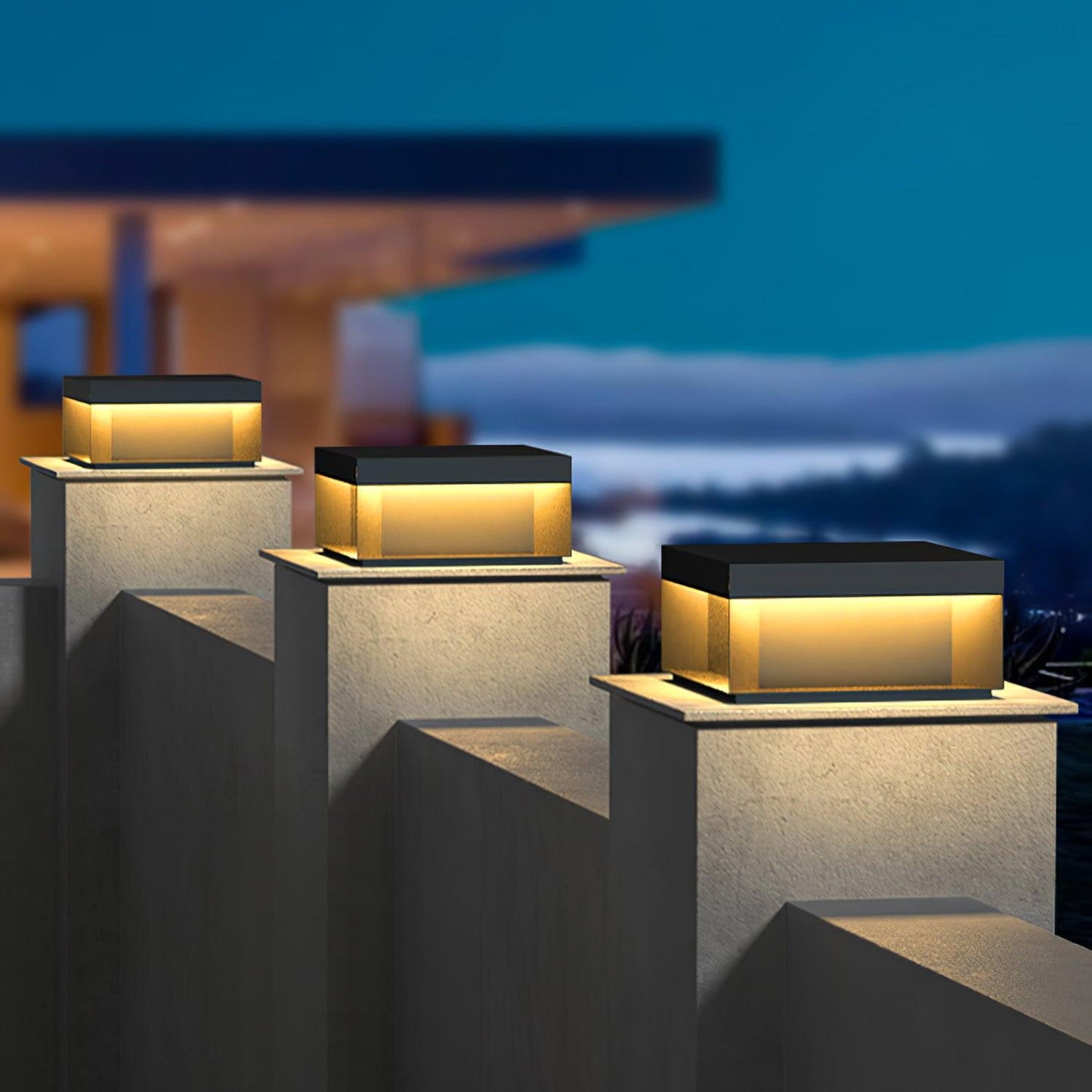 Black Box Outdoor Post Light Table lamp