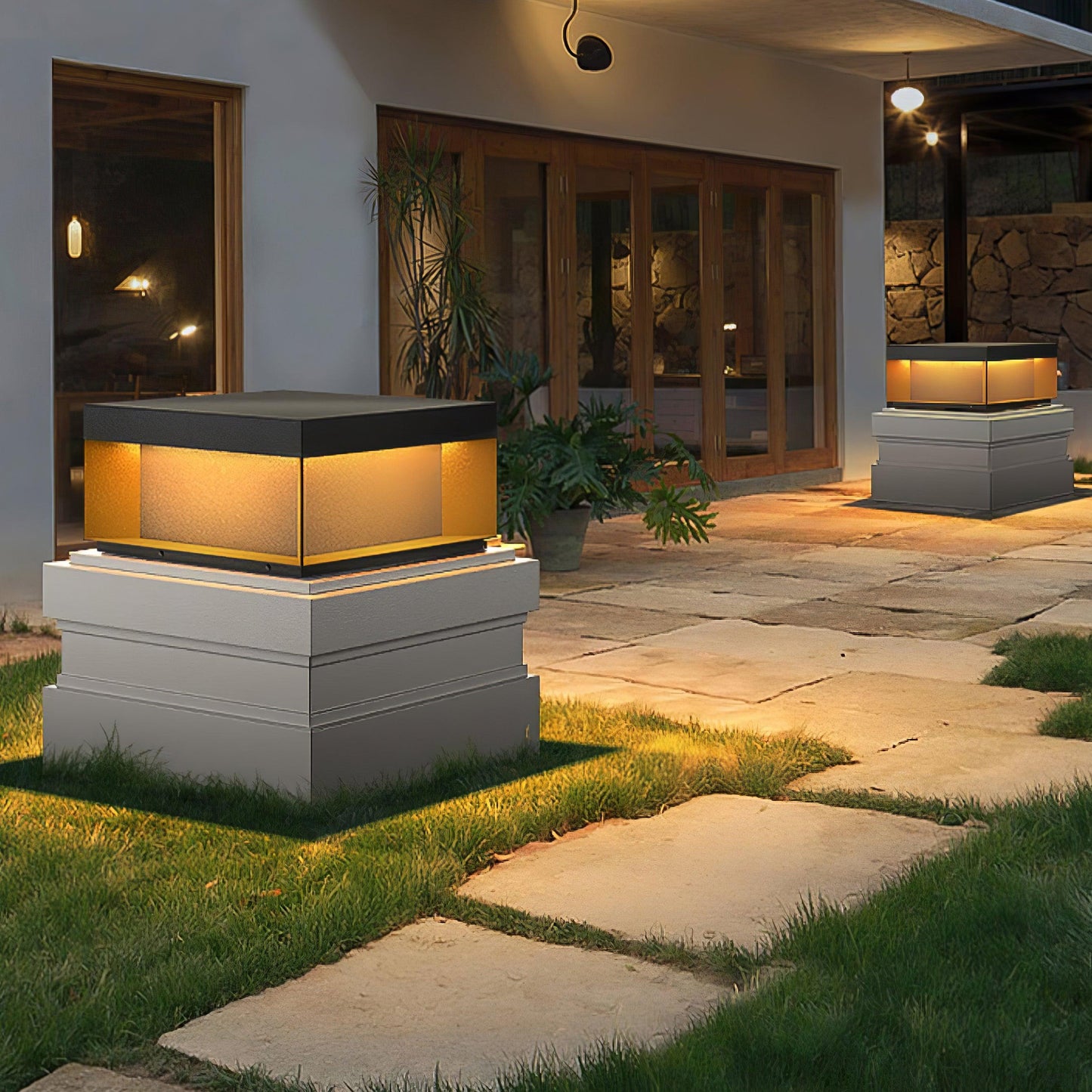 Black Box Outdoor Post Light Table lamp