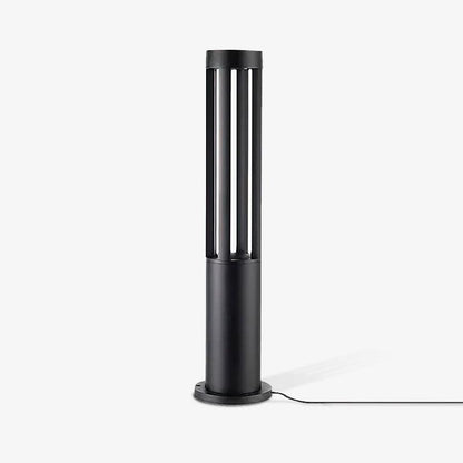 Black Cylindrical Garden Outdoor Light Floor lamp