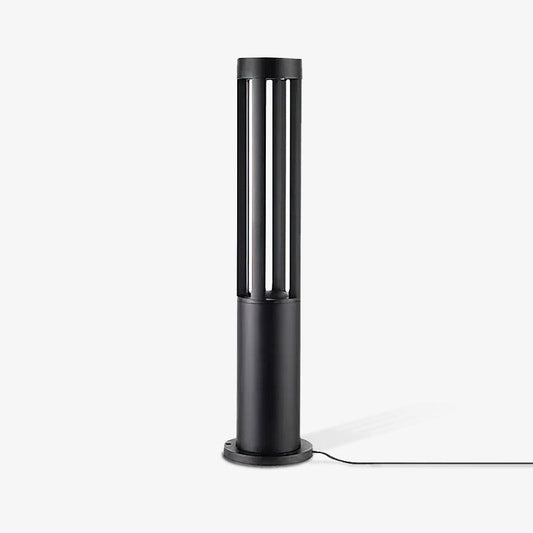 Black Cylindrical Garden Outdoor Light Floor lamp