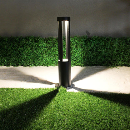 Black Cylindrical Garden Outdoor Light Floor lamp