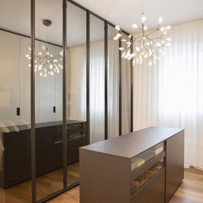 Black Firefly LED Chandelier Chandelier