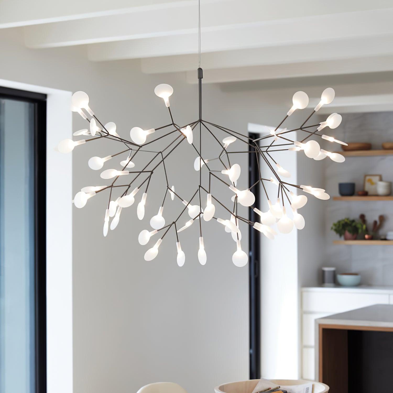 Black Firefly LED Chandelier Chandelier