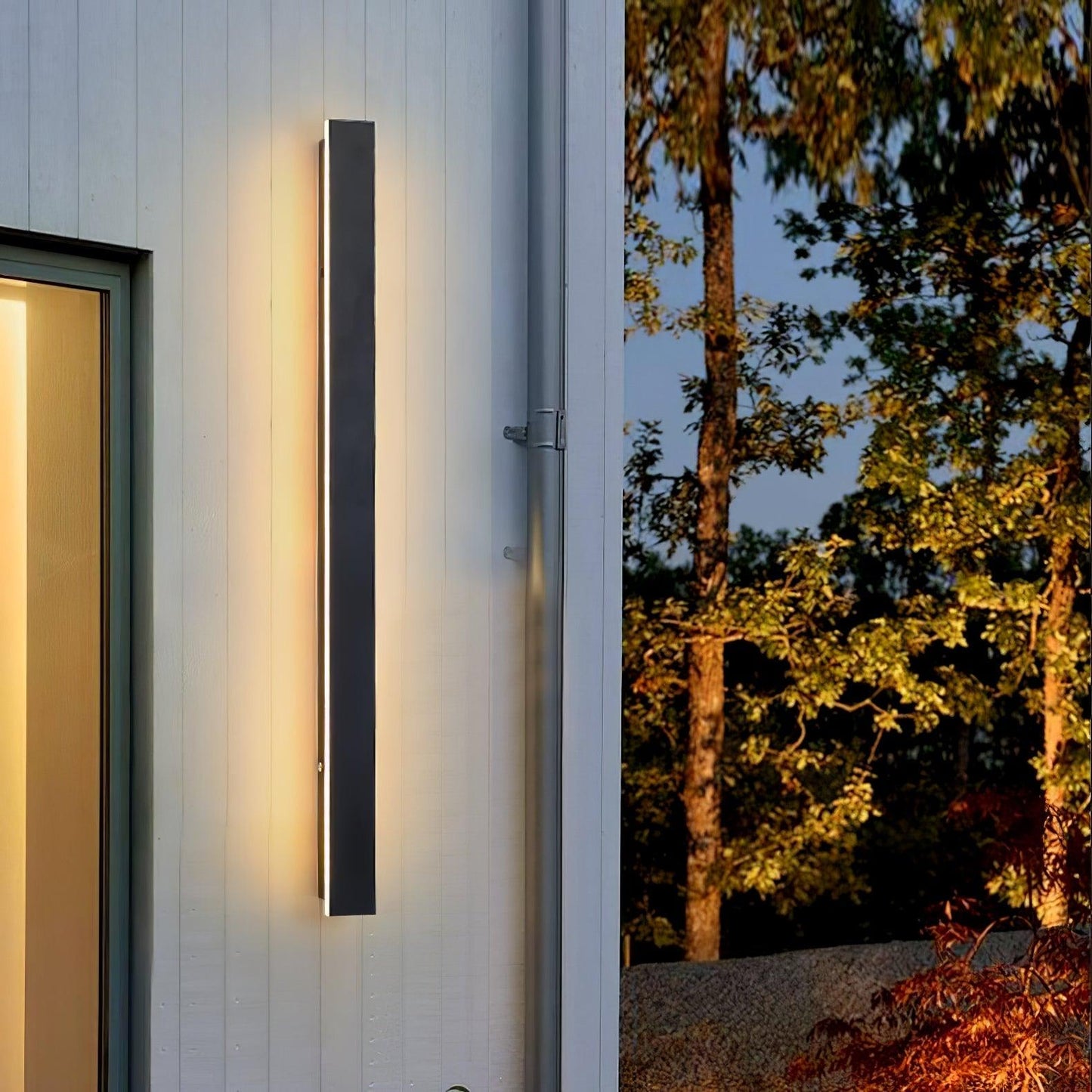 Long Strip Outdoor Sconce Solar Power Wall lamp