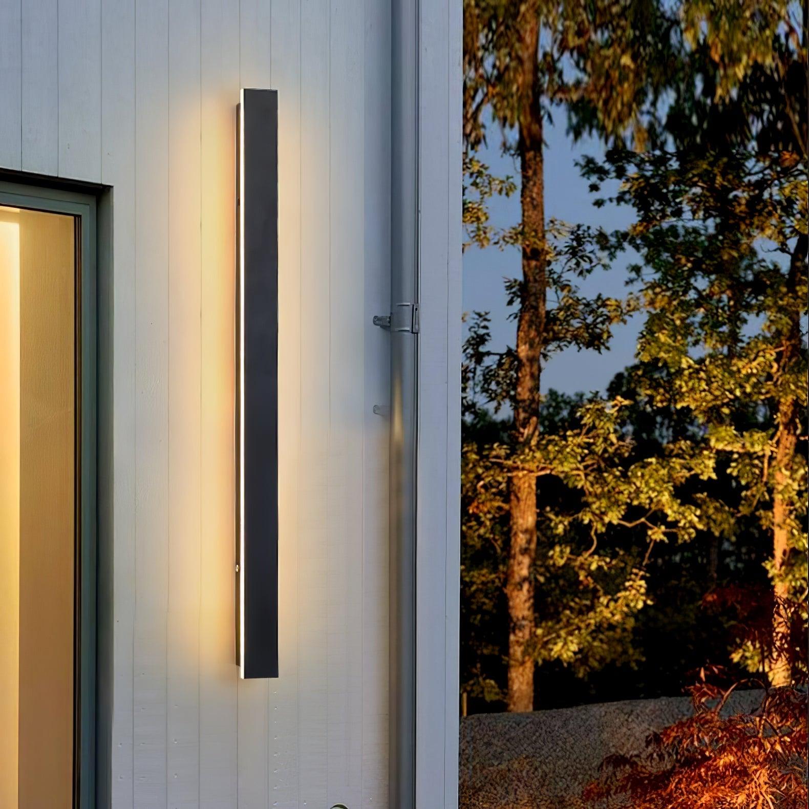Long Strip Outdoor Sconce Solar Power Wall lamp
