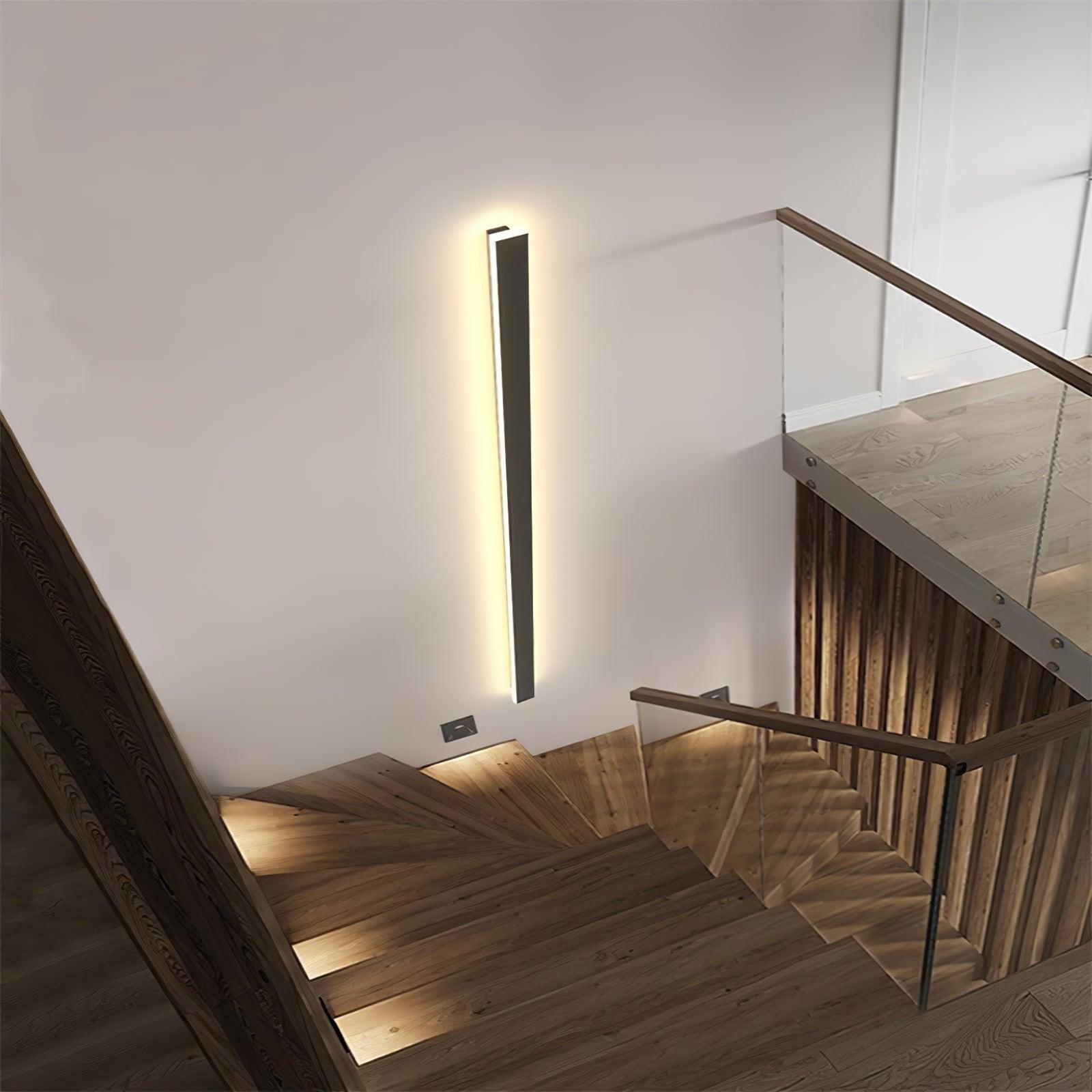 Long Strip Solar Outdoor Sconce Wall lamp