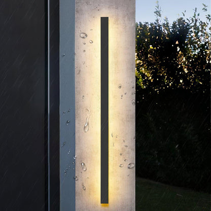 Long Strip Solar Outdoor Sconce Wall lamp