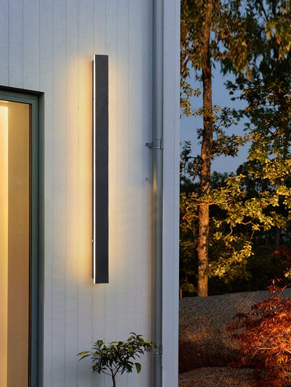 Long Strip Outdoor Sconce Solar Power Wall lamp