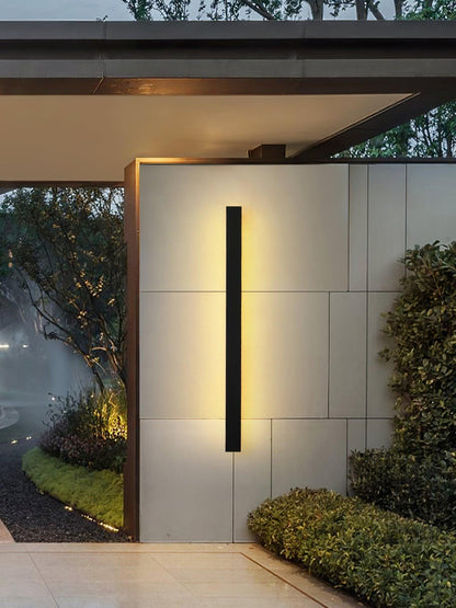 Long Strip Outdoor Sconce Solar Power Wall lamp