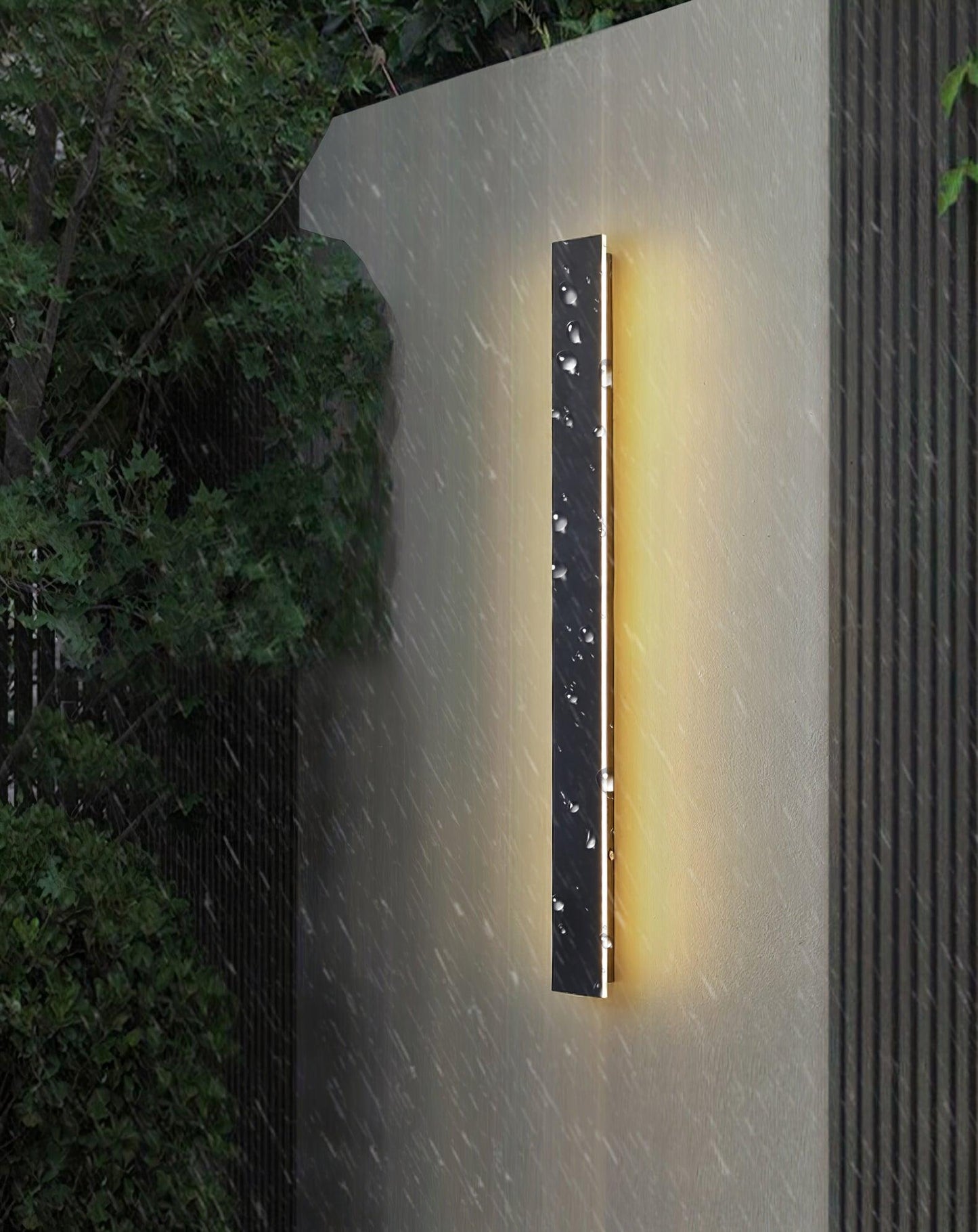 Long Strip Solar Outdoor Sconce Wall lamp