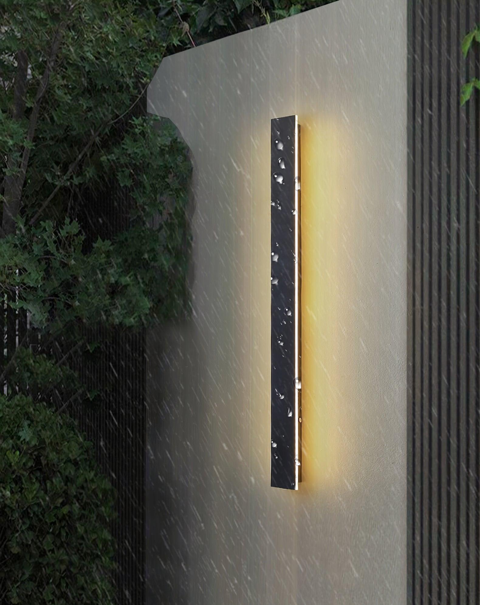Long Strip Solar Outdoor Sconce Wall lamp