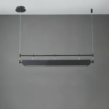 Black Roof LED Chandelier L 47.2’’ x H 59’’ / L 120cm x H 150cm / Black / Three-Color Changing Light Chandelier