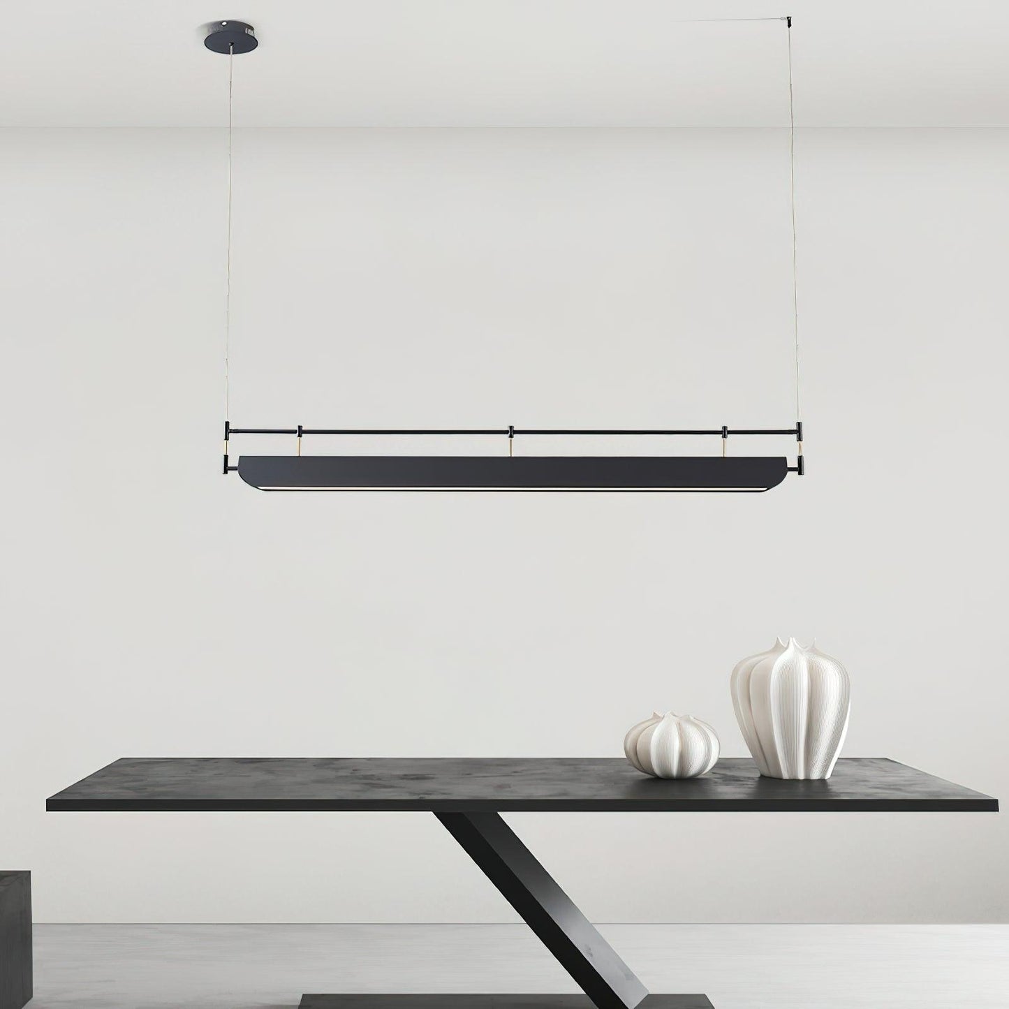 Black Roof LED Chandelier Chandelier