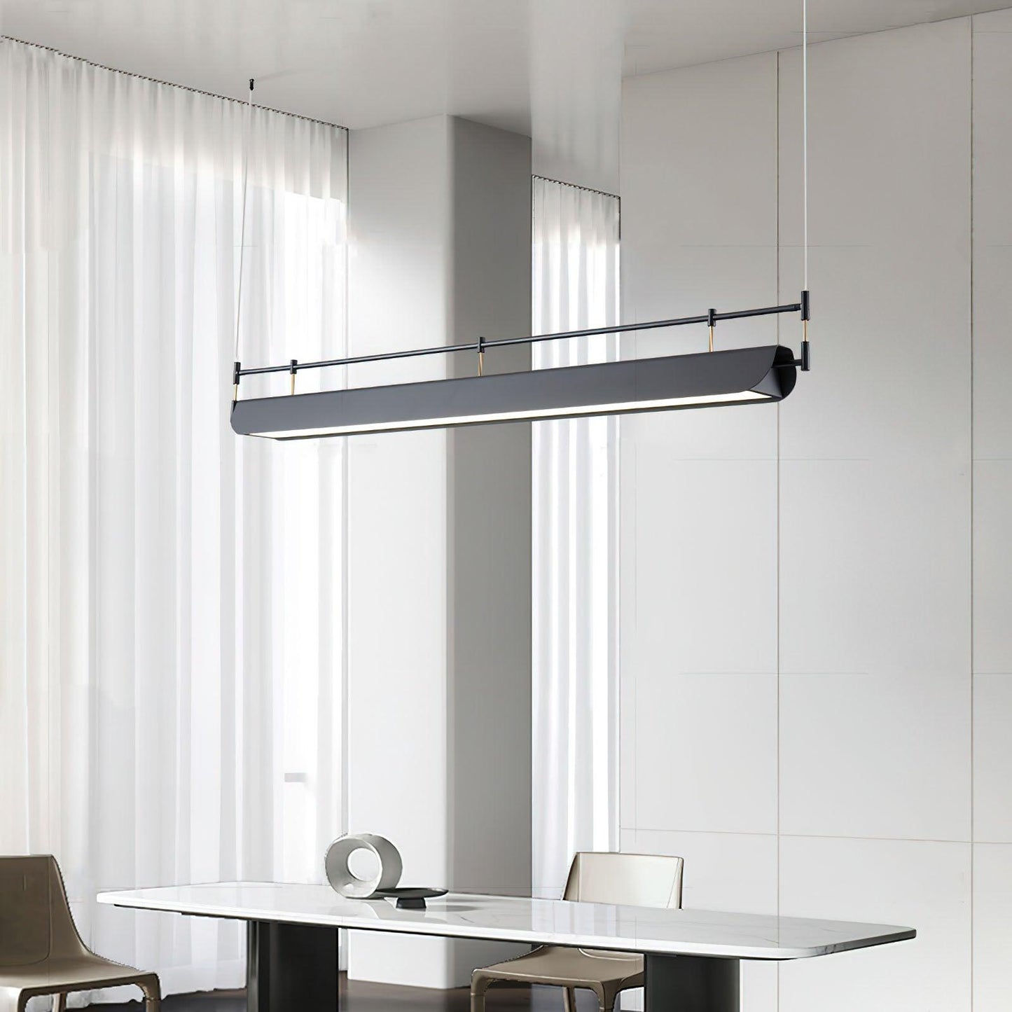 Black Roof LED Chandelier Chandelier