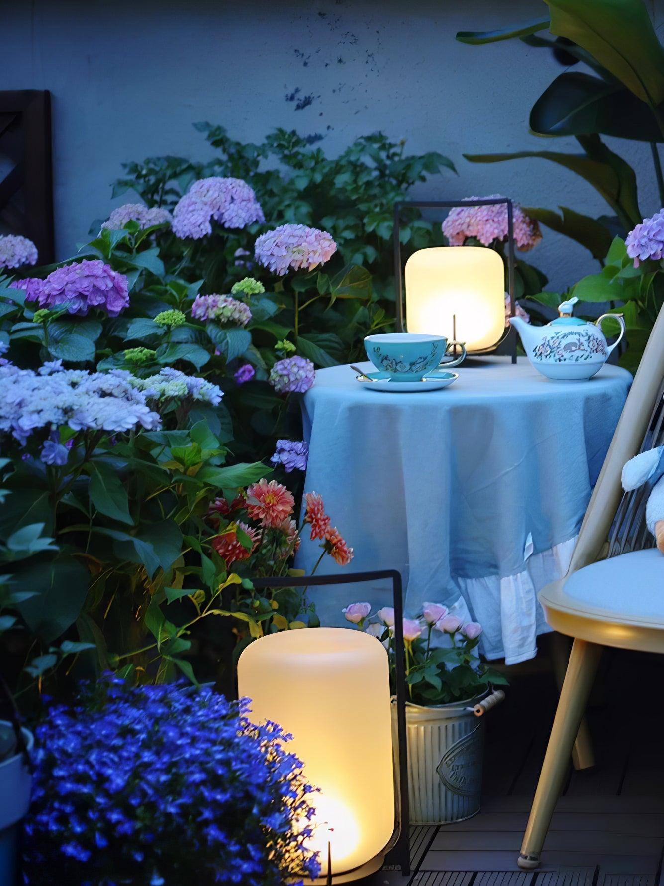 Black Twilight Lantern Table Lamp Table lamp