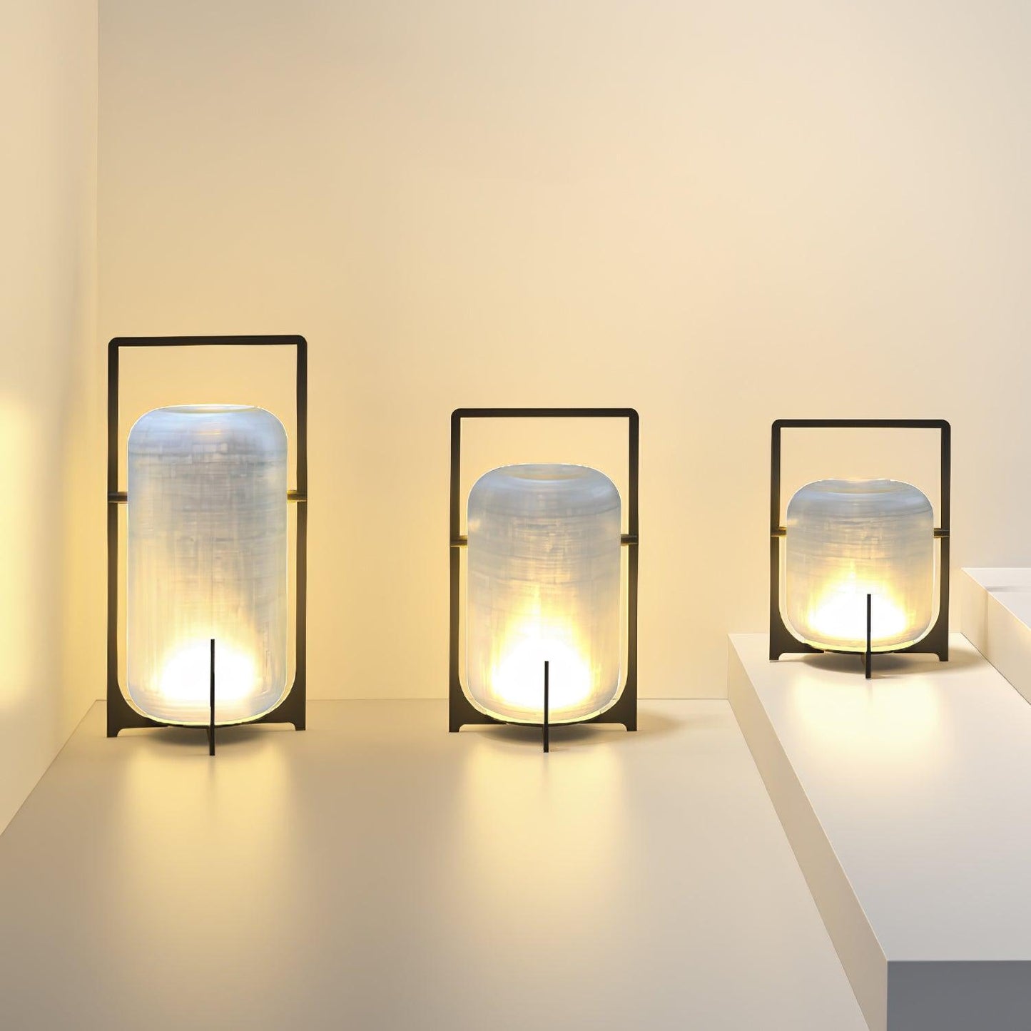 Black Twilight Lantern Table Lamp Table lamp