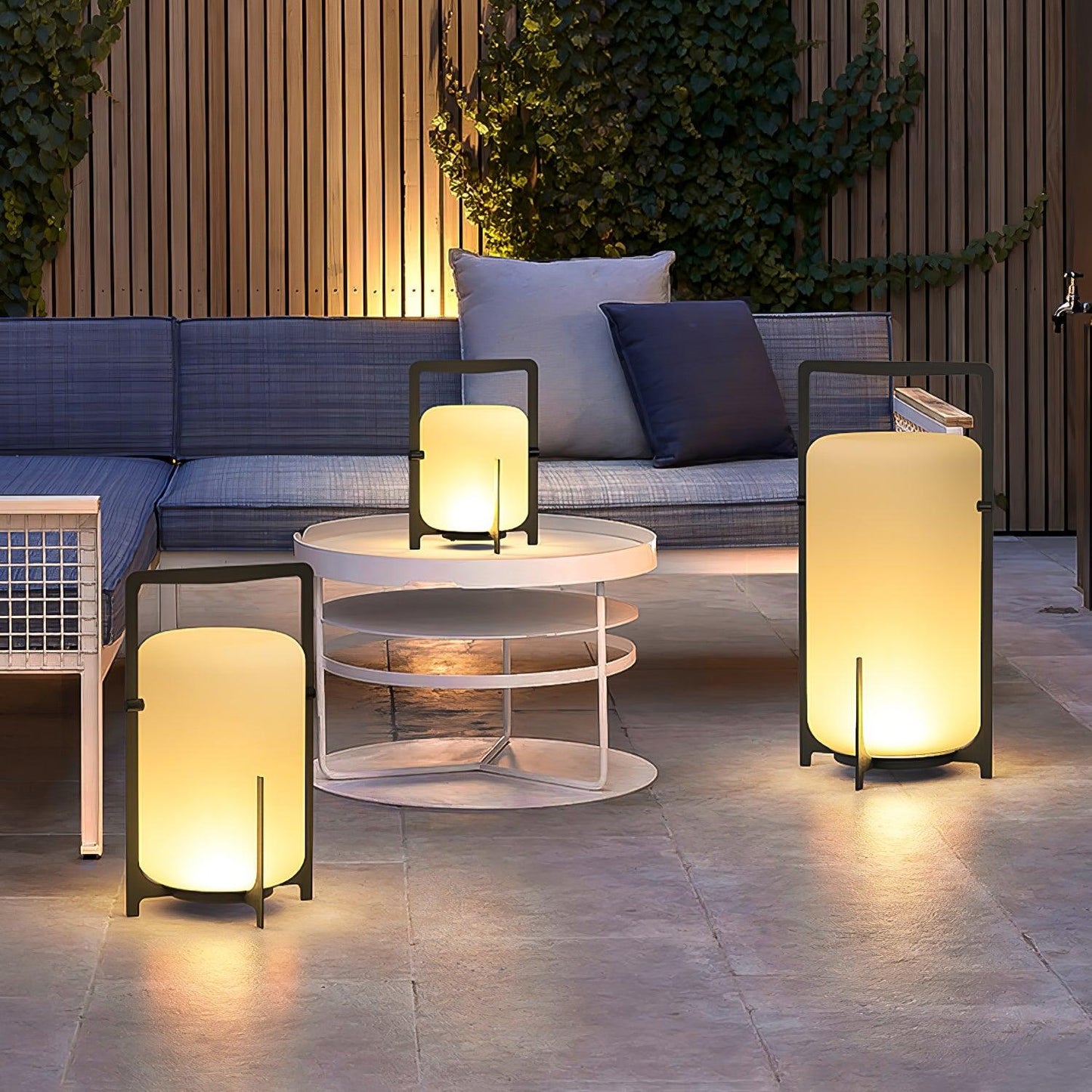 Black Twilight Lantern Table Lamp Table lamp