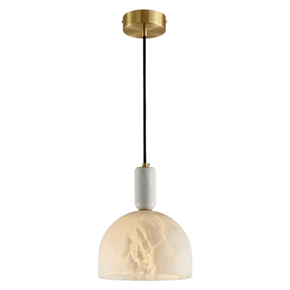 Blair Alabaster Pendant Light Dia 7.9″ x H 5.7″ / Dia 20cm x H 14.5cm / White Pendant light
