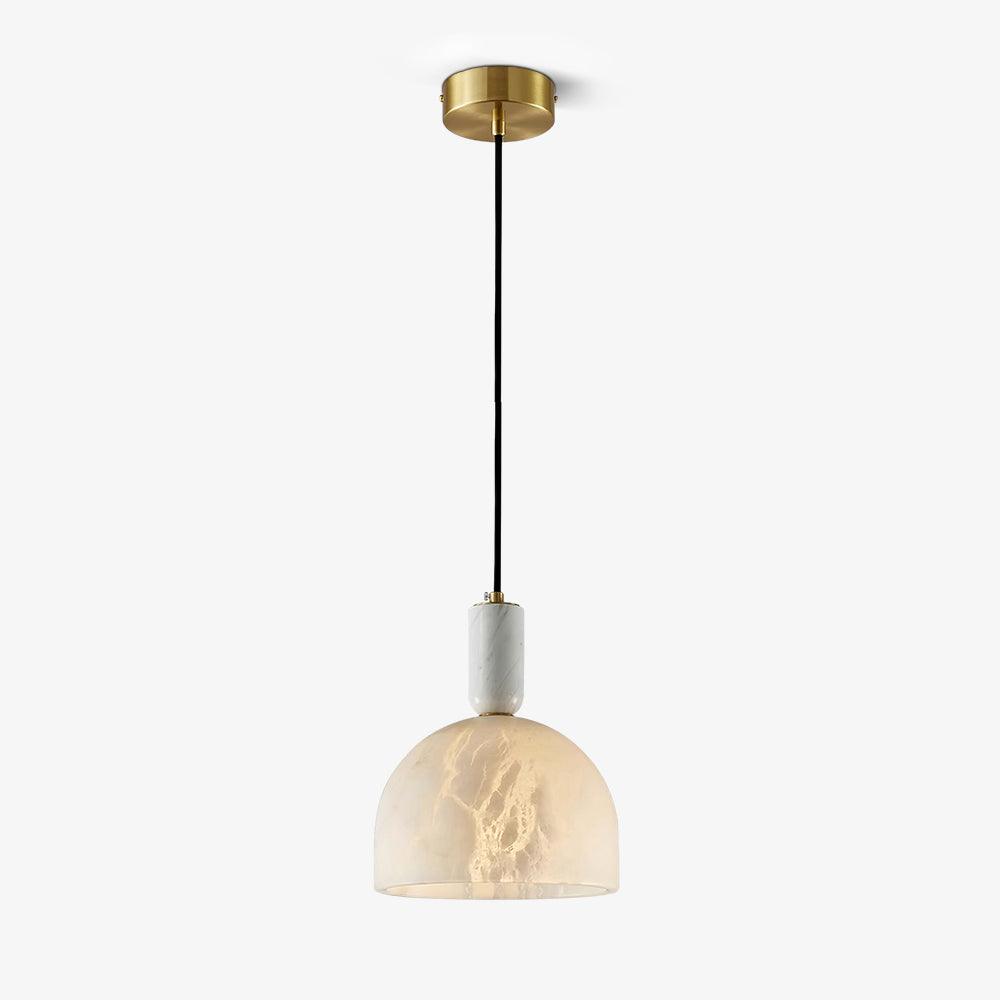 Blair Alabaster Pendant Light Dia 7.9″ x H 5.7″ / Dia 20cm x H 14.5cm / White Pendant light