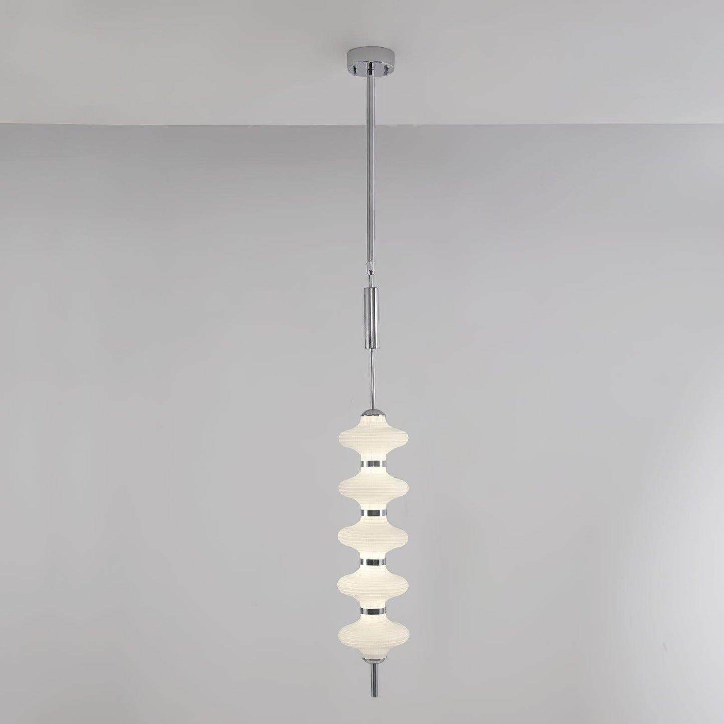 Blair Pendant Light Dia 7.1″ x H 27.6″ / Dia 18cm x H 70cm / Chrome / Cool Light Pendant light