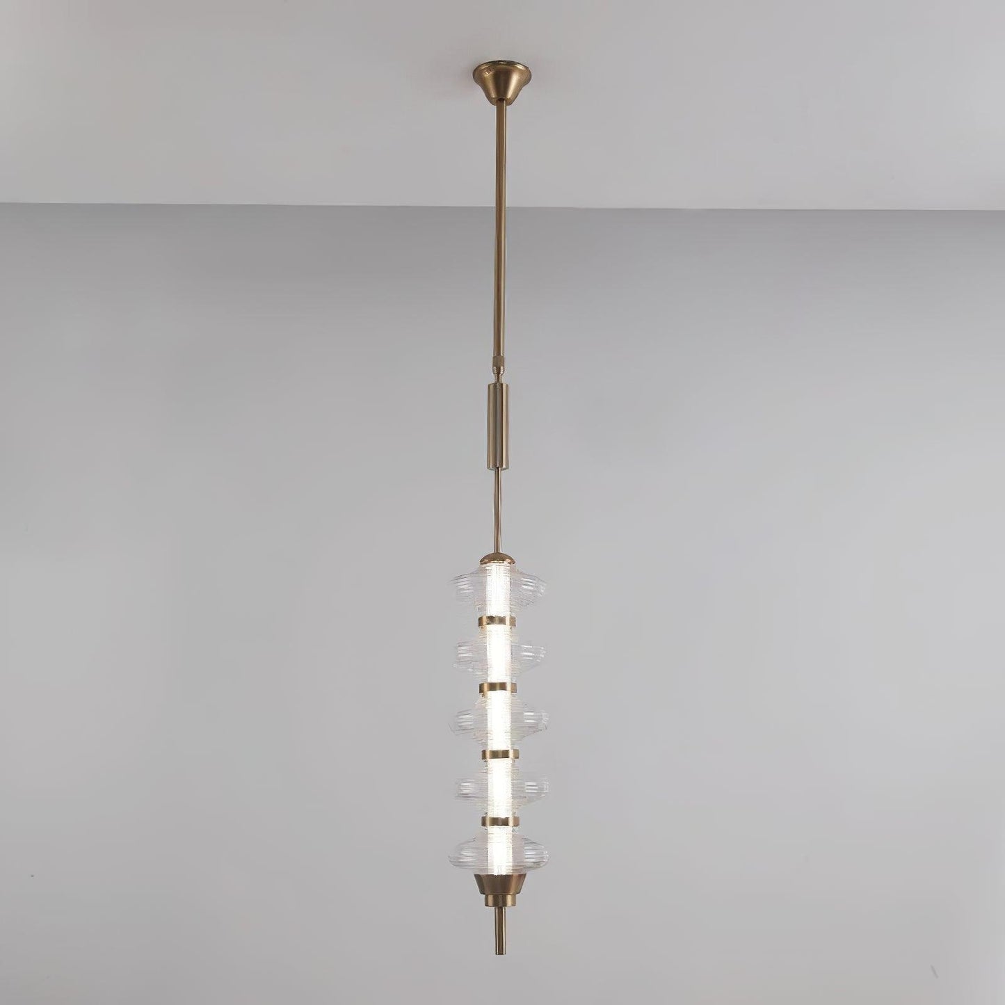 Blair Pendant Light Dia 7.1″ x H 27.6″ / Dia 18cm x H 70cm / Gold / Cool Light Pendant light