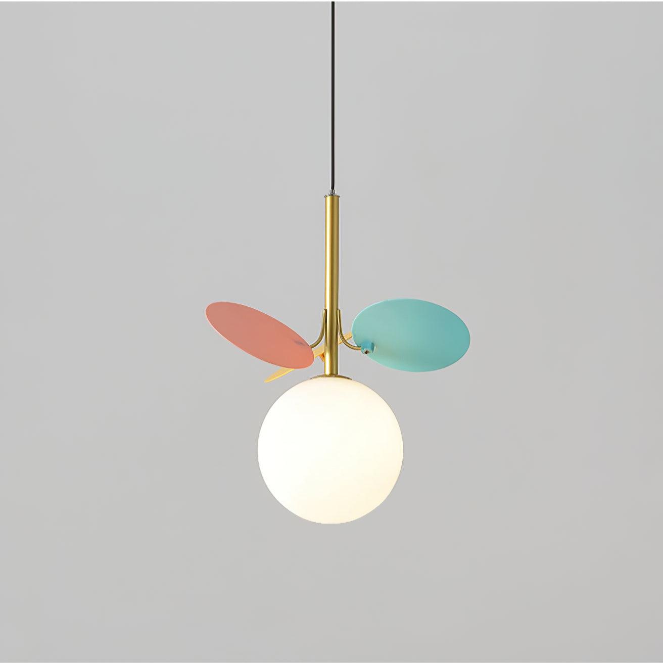 Blanca Pendant Light Dia 7.9″ x H 8.7″ / Dia 20cm x H 22cm / Gold + Multicolor Pendant light