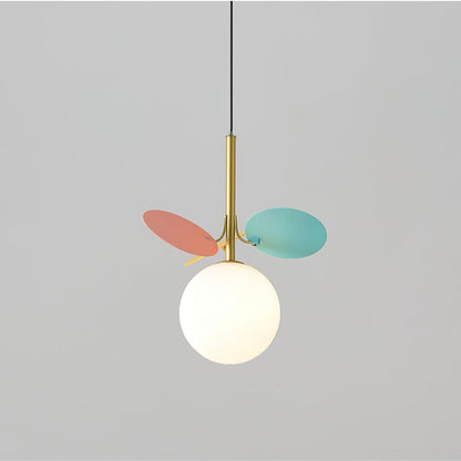 Blanca Pendant Light Dia 7.9″ x H 8.7″ / Dia 20cm x H 22cm / Gold + Multicolor Pendant light