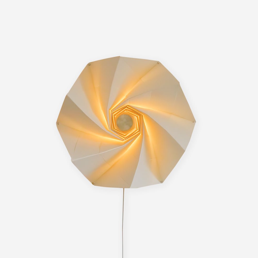 Bloom Petals Wall Lamp Dia 28.3″ x H 28.3″ / Dia 72cm x H 72cm / Chrome & Beige / US Plug Wall lamp