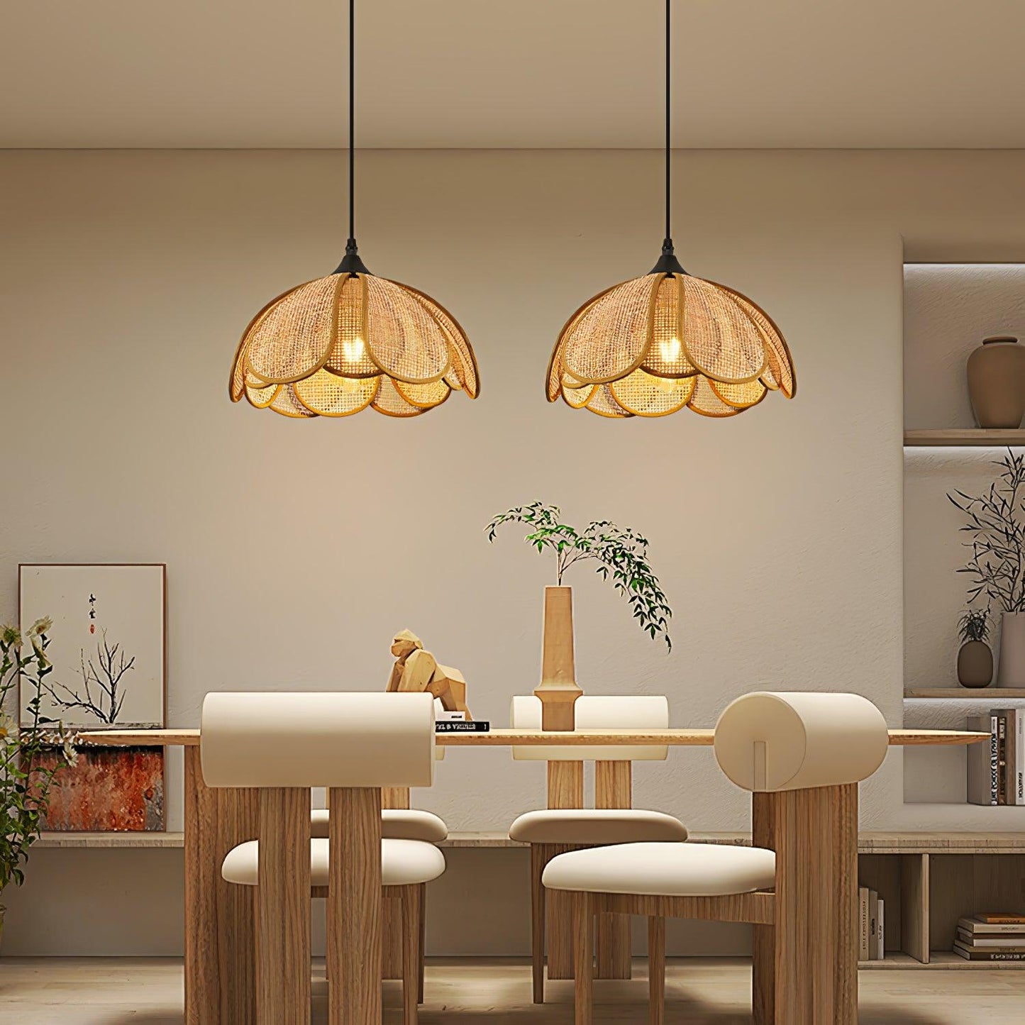 Bloom Rattan Pendant Lamp Pendant light